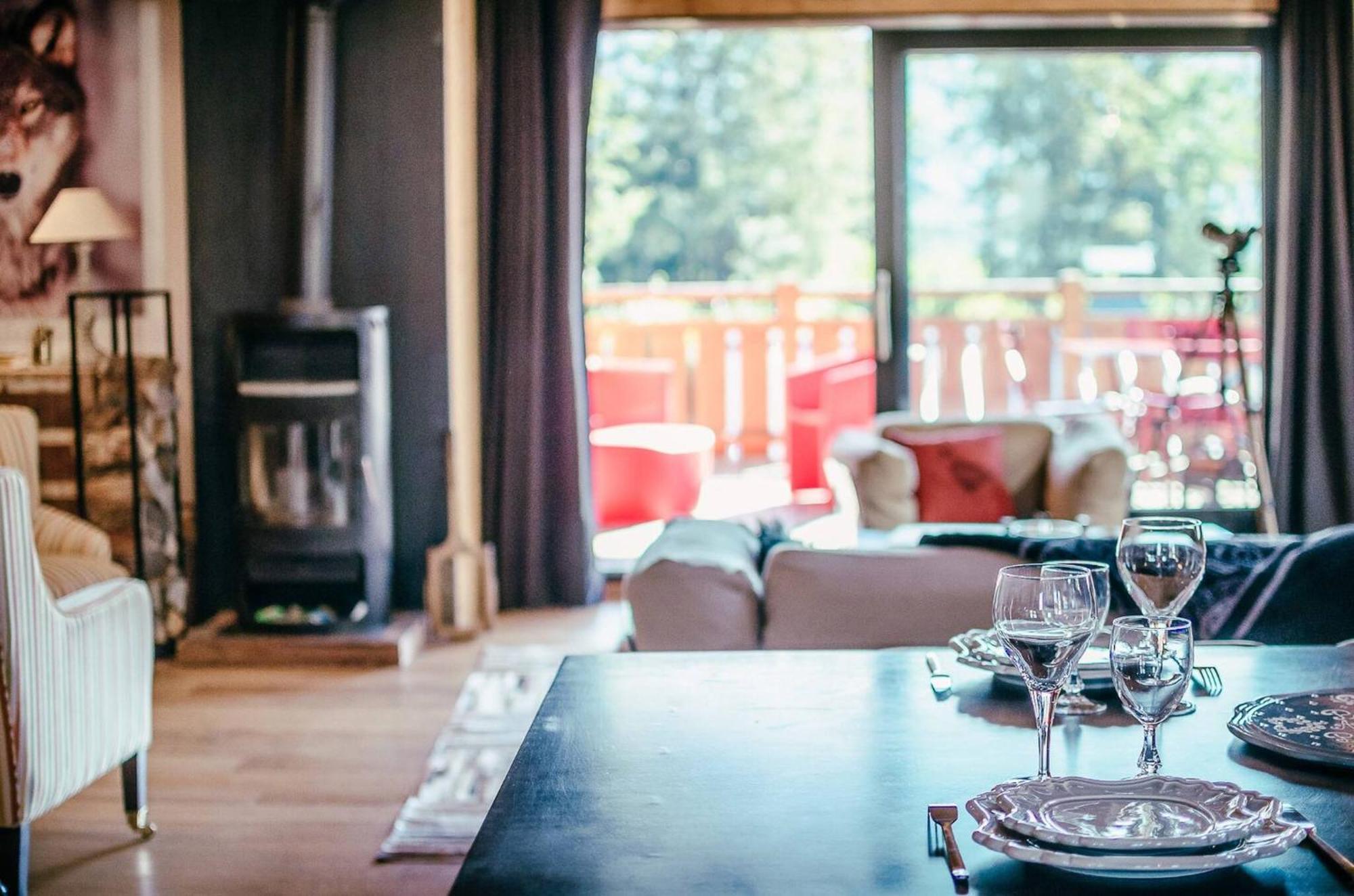 Ferienwohnung L'Ecrin Des Bossons Chamonix Exterior foto